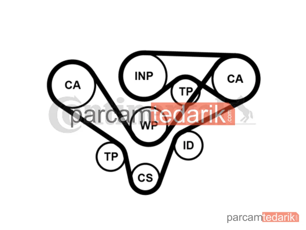 CONTITECH CT1015K4PRO | Triger Seti — Audi A6 C5, Audi A4 B5, Audi Allroad C5
