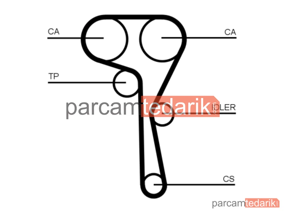 CONTITECH CT1167 | Triger Kayışı (20 mm) — Seat Leon, VW Golf VII, VW Golf VII Variant