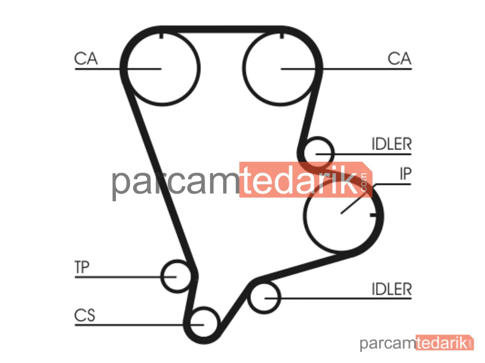 CT993 | Triger Kayışı — Kia Carnival I, Kia Carnival II