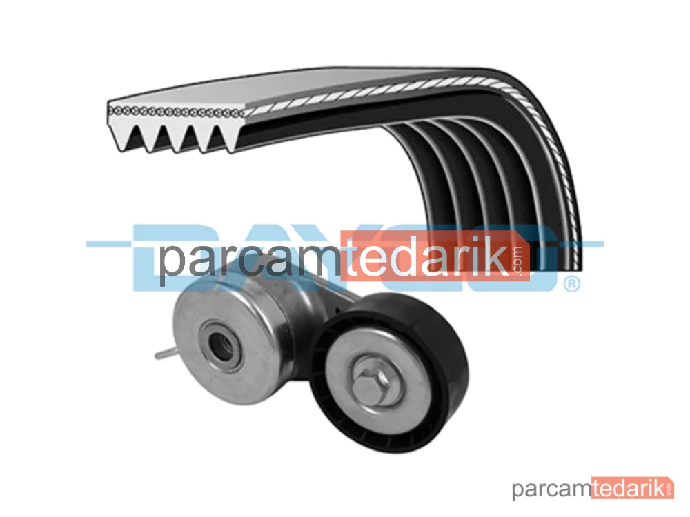 V Kanallı Kayış Seti — Abarth Grande Punto, Abarth Punto Evo, Alfa Romeo Giulietta - KPV385