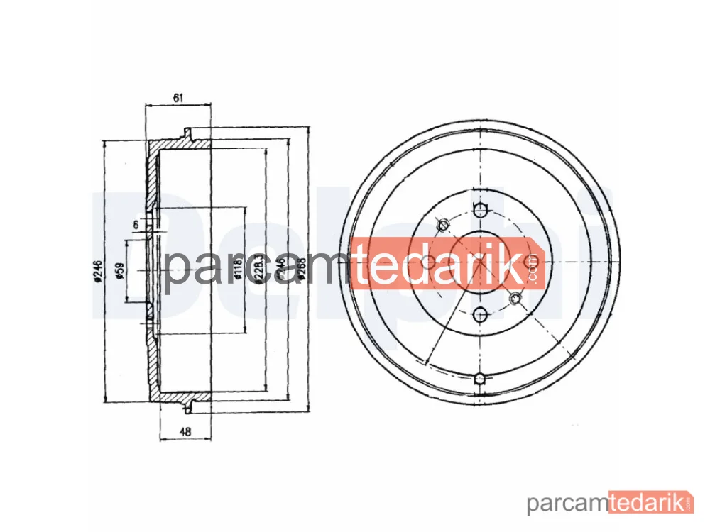 Fren Kampanası — Fiat Tempra S.W., Fiat Tempra, Fiat Tipo - BF379
