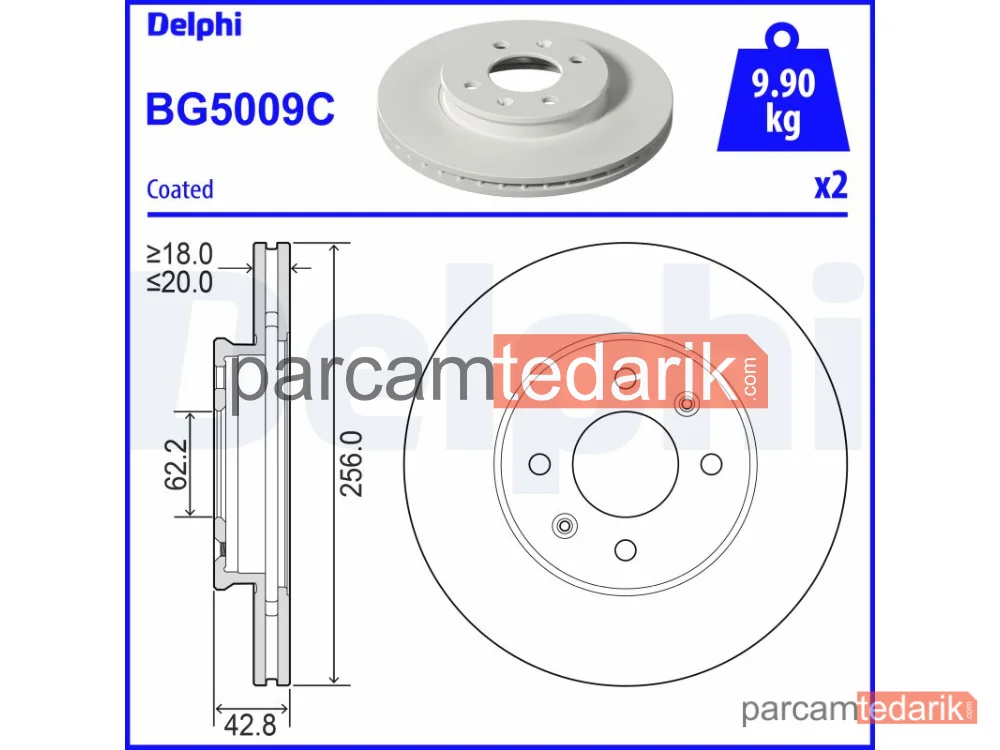 BG5009C | Fren Diski — Kia Picanto III