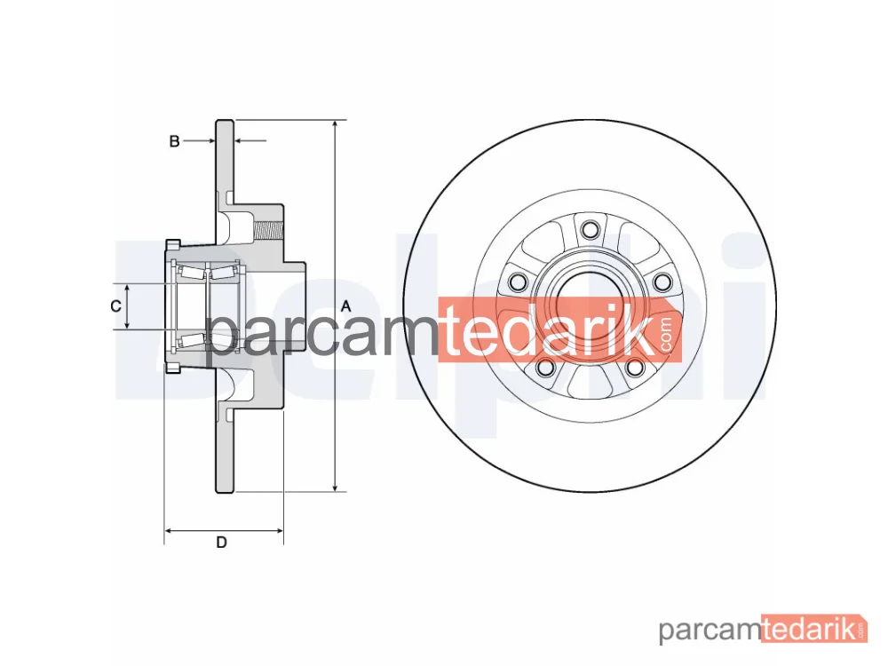 BG9190RSC | Fren Diski — Fiat Talento Minibüs/Otobüs, Fiat Talento Panelvan/Van, Fiat Talento Platform şasi