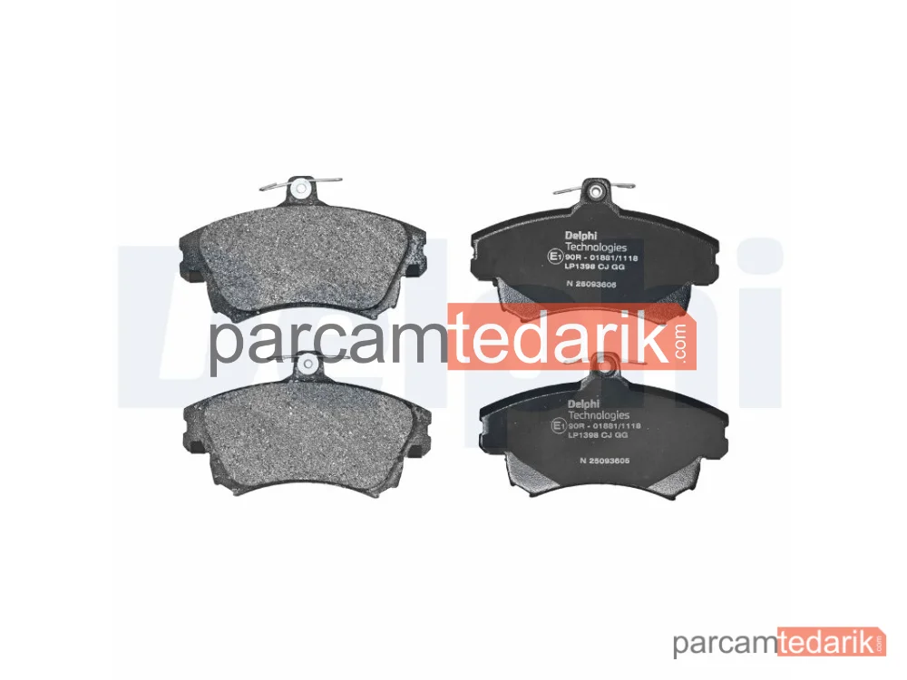 DELPHI LP1398 | Fren Balatası — Mitsubishi Carisma, Mitsubishi Carisma Sedan, Mitsubishi Colt CZC VI Cabrio