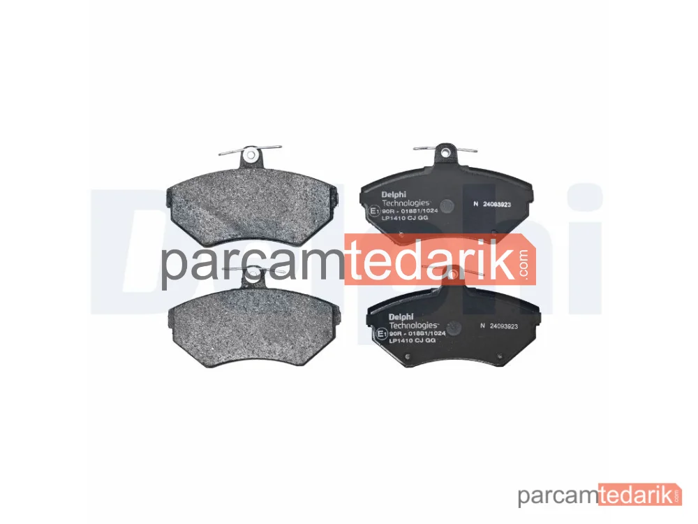DELPHI LP1410 | Fren Balatası — Audi A4 B5, Audi A4 B5 Avant, VW Passat B3/B4 Variant