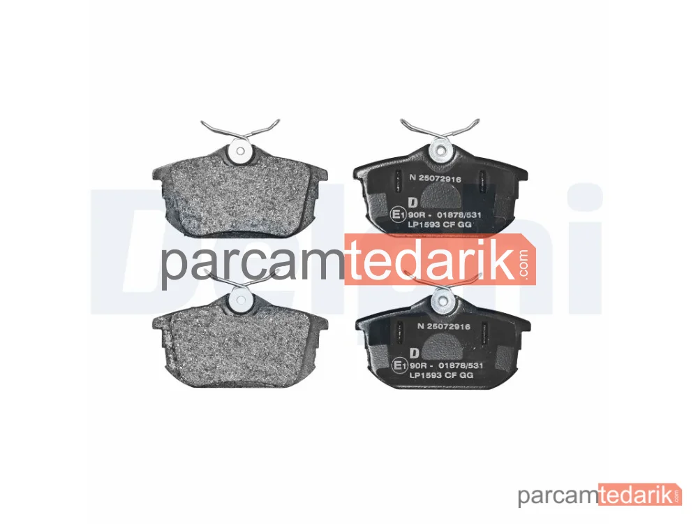 DELPHI LP1593 | Fren Balatası — Mitsubishi Carisma, Mitsubishi Carisma Sedan, Mitsubishi Colt CZC VI Cabrio