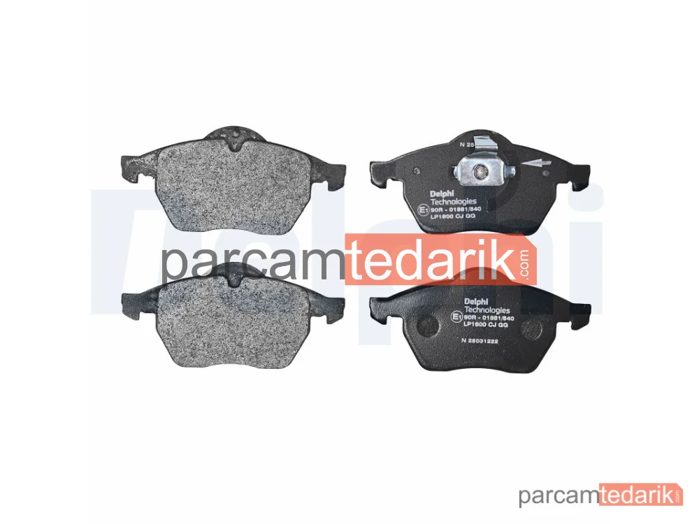 DELPHI LP1600 | Fren Balatası — Opel Calibra A, Opel Vectra B, Opel Vectra B Hatchback