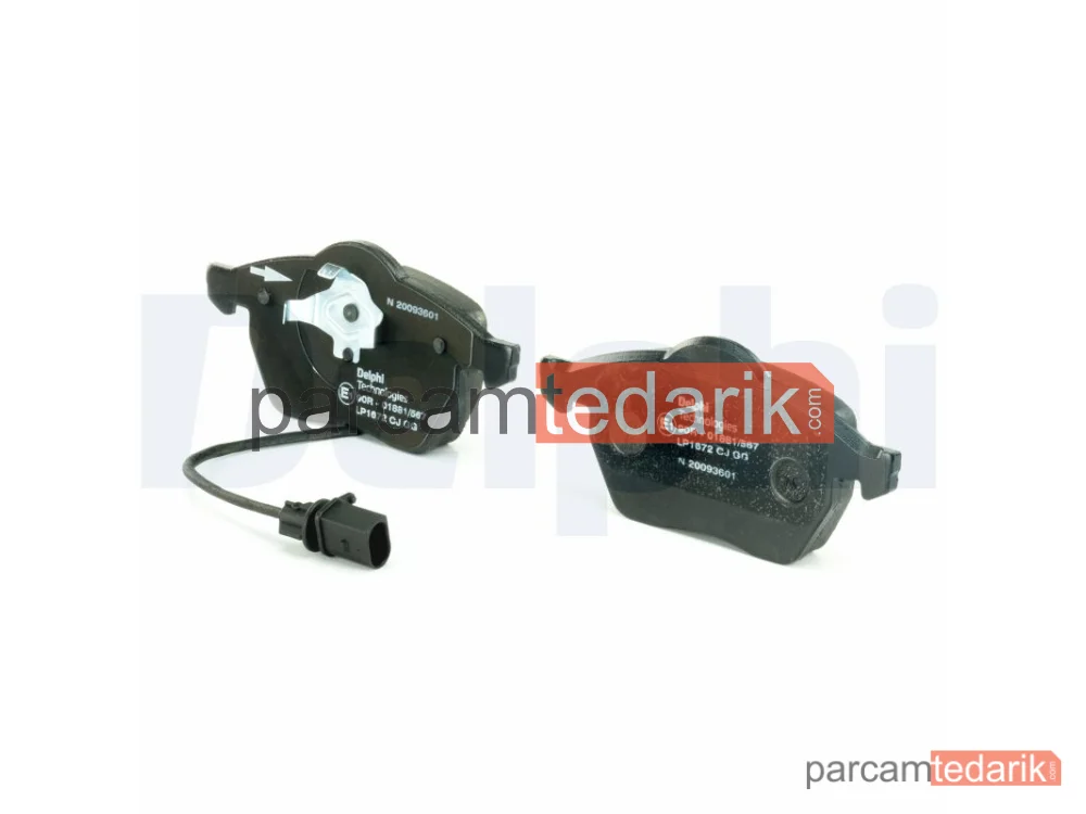 DELPHI LP1672 | Fren Balatası — Audi A4 B5, Audi A4 B5 Avant, Audi A4 B6