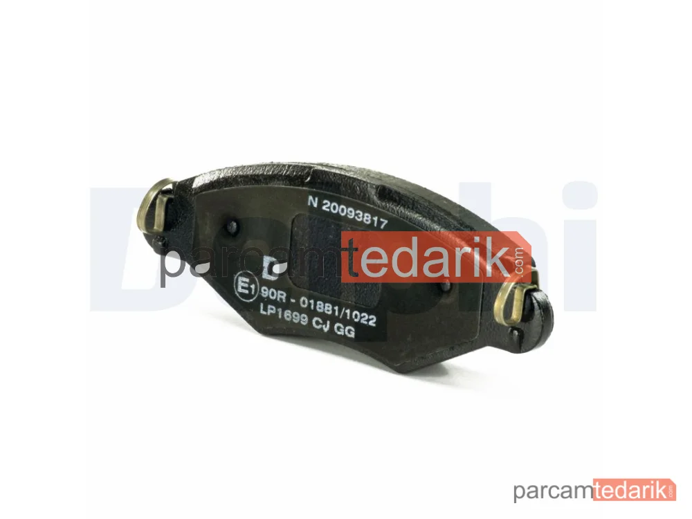 DELPHI LP1699 | Fren Balatası — Peugeot 206 Hatchback, Peugeot 206 Sedan, Peugeot 206 SW