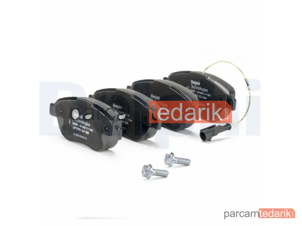 DELPHI LP1721 | Fren Balatası — Abarth 500 / 595 / 695, Abarth 500C / 595C / 695C, Citroën C4 Coupe