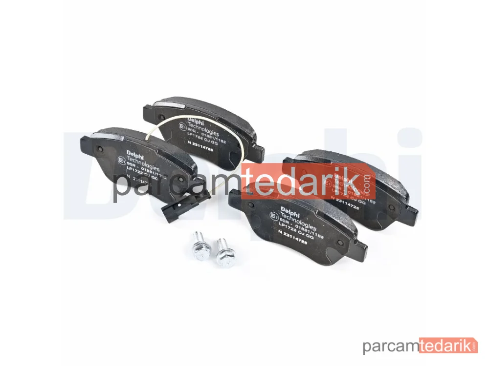 LP1722 | Fren Balatası — Abarth 500 / 595 / 695, Abarth 500C / 595C / 695C, Alfa Romeo Mito