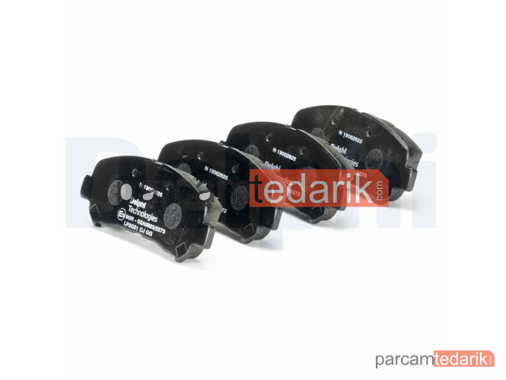 DELPHI LP2031 | Fren Balatası — Nissan Juke, Nissan Qashqai I, Nissan Qashqai I Van
