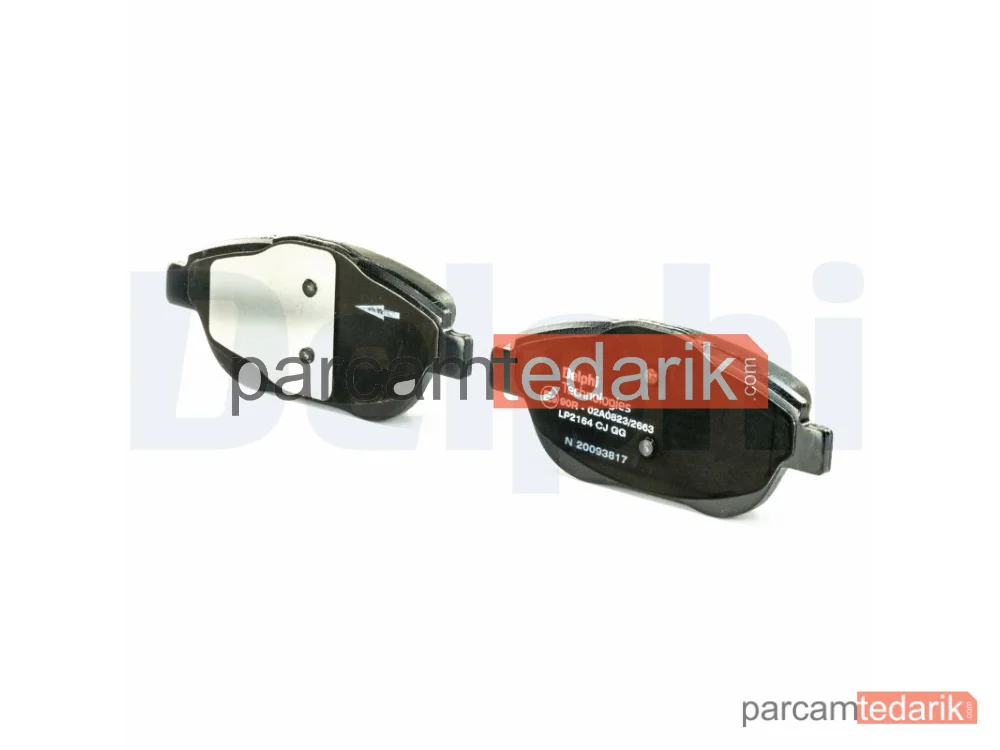 LP2164 | Fren Balatası — Citroën C3 Aircross I, Citroën C3 Aircross II Van, Citroën C3 II