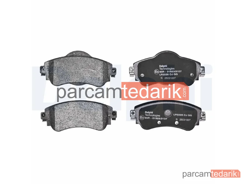 DELPHI LP2228 | Fren Balatası — Citroën C4 II, Citroën C4 II Kasa/eğik Arka, Citroën DS4