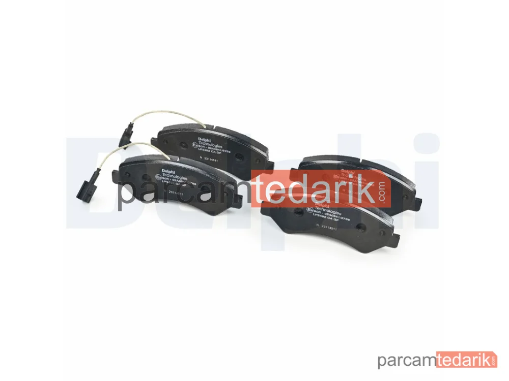 DELPHI LP2492 | Fren Balatası — Citroën Jumper III Minibüs/Otobüs, Citroën Jumper III Panelvan/Van, Citroën Jumper III Platform şasi