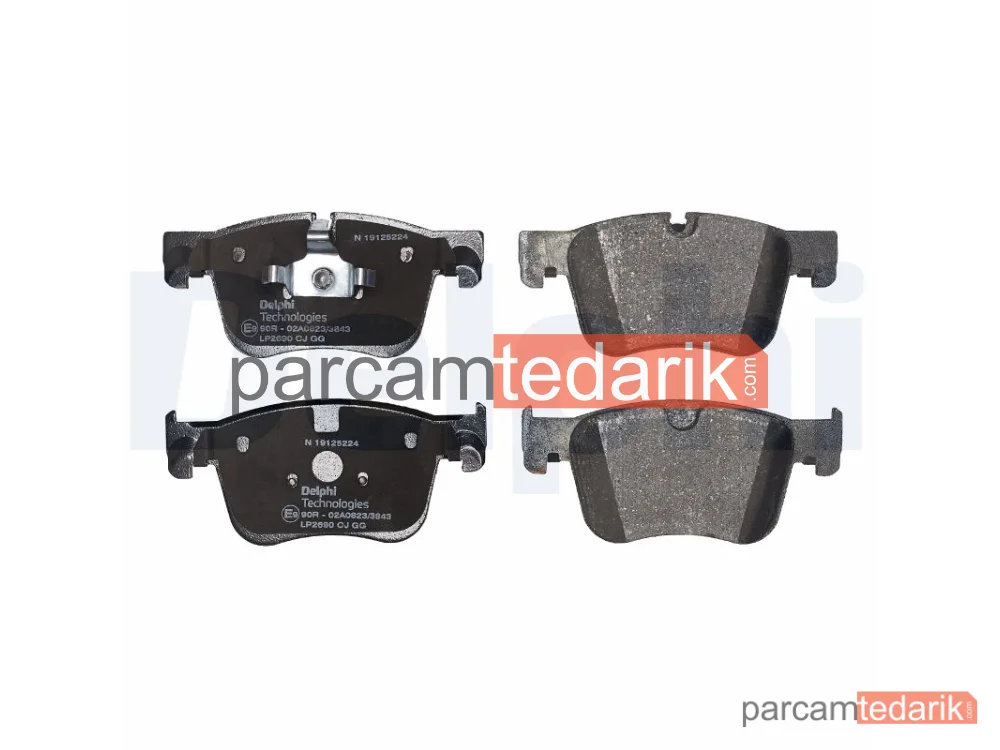 DELPHI LP2690 | Fren Balatası — Citroën C4 GRAND Picasso II, Citroën C4 Picasso I MPV, Citroën C4 Picasso II