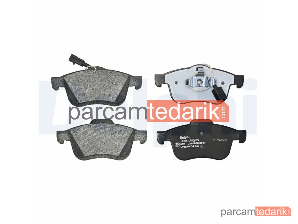 DELPHI LP3270 | Fren Balatası — Fiat Doblo Cargo, Fiat Doblo Minibüs/Otobüs, Fiat Doblo Platform şasi