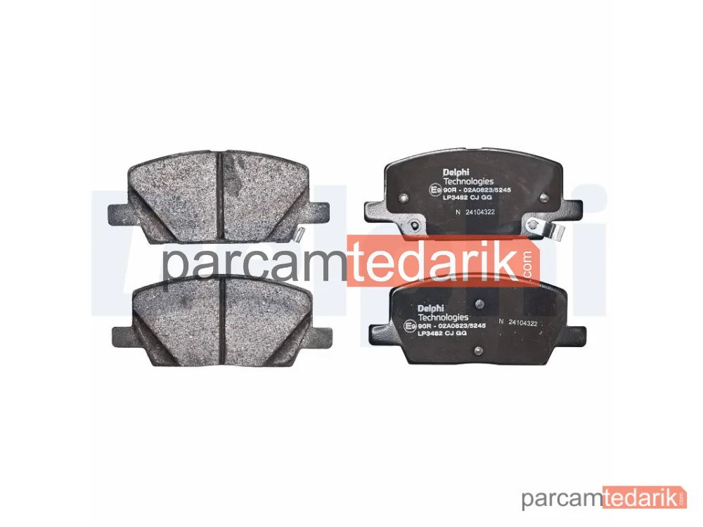 DELPHI LP3482 | Fren Balatası — Opel Insignia B Country Tourer, Opel Insignia B Grand Sport, Opel Insignia B Sports Tourer