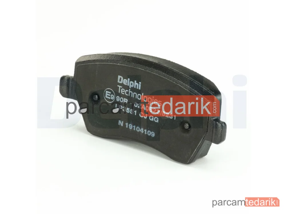 DELPHI LP3551 | Fren Balatası — Dacia Dokker Kasa/büyük limuzin, Dacia Dokker MPV, Dacia Duster