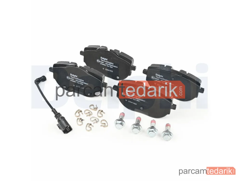 DELPHI LP3651 | Fren Balatası — VW Multivan T6, VW Transporter T6 / Caravelle T6 Minibüs/Otobüs (SGB, SGJ, SHB,, VW Transporter T6 Panelvan/Van)