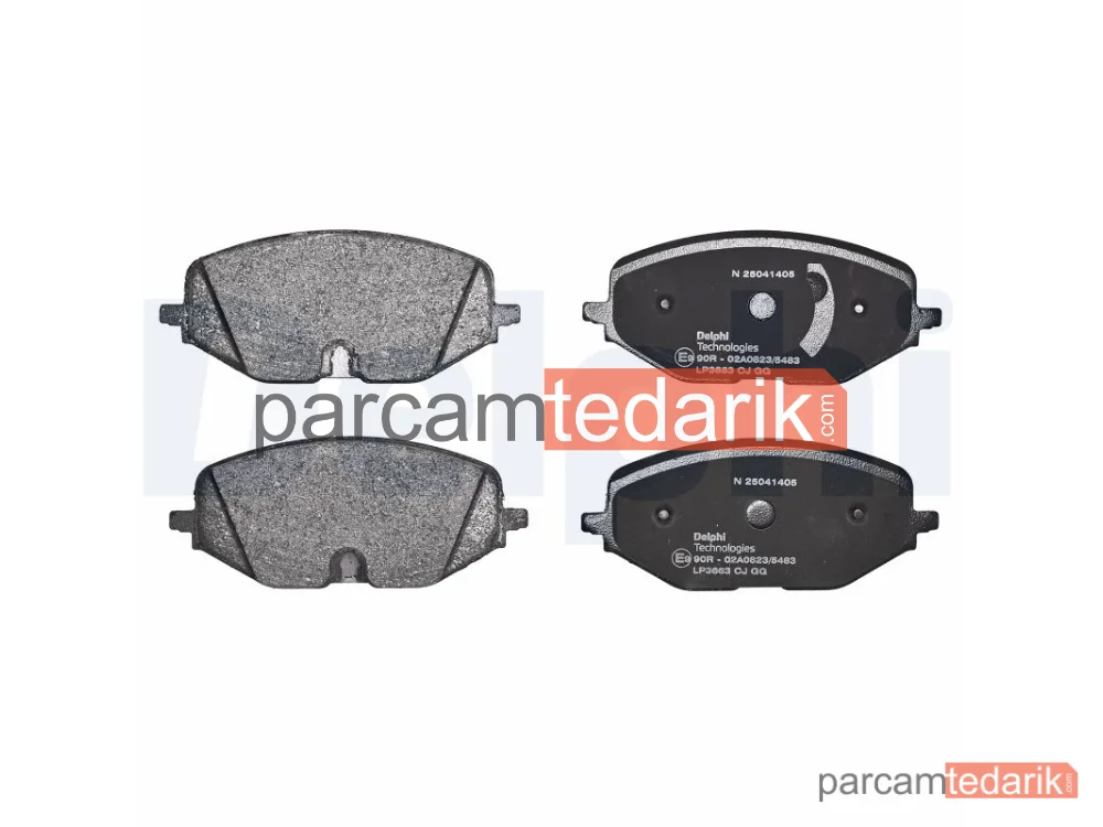 DELPHI LP3663 | Fren Balatası — Audi A3 Limousine, Audi A3 Sportback, Seat Leon
