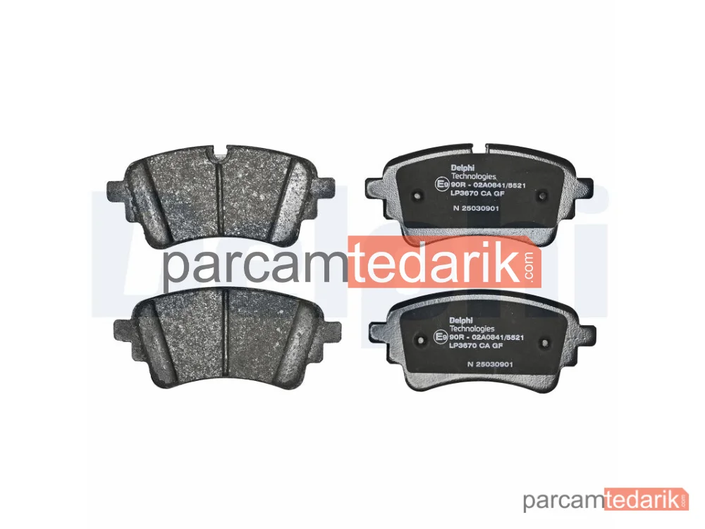 DELPHI LP3670 | Fren Balatası — Audi A4 Allroad B9, Audi A4 B9, Audi A4 B9 Avant
