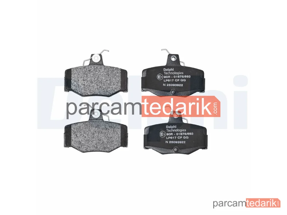 DELPHI LP617 | Fren Balatası — Nissan Almera II, Nissan Almera II Hatchback, Nissan Almera TINO
