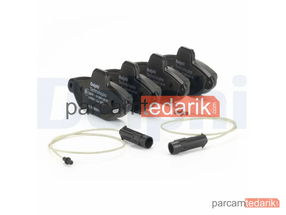DELPHI LP851 | Fren Balatası — Fiat 500, Fiat Cinquecento, Fiat Palio