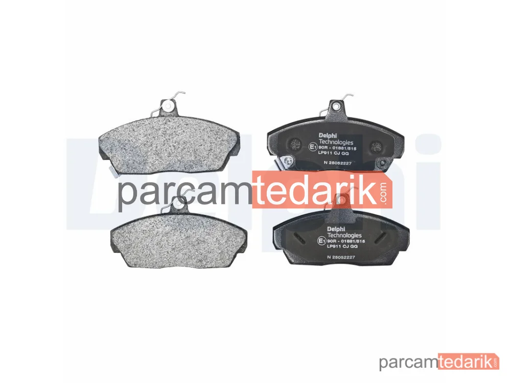 DELPHI LP911 | Fren Balatası — Honda Civic VI Aerodeck, Honda Civic VI Fastback, Honda Civic VI Hatchback
