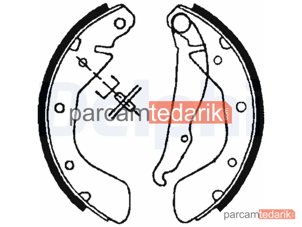 LS1621 | Fren Balatası — Opel Astra F Hatchback, Opel Astra F Kombi Van, Opel Astra F Sedan