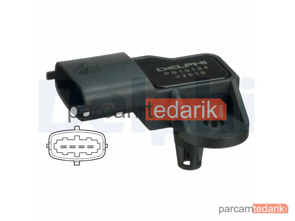 PS10124 | MAP Sensörü — Abarth 500 / 595 / 695, Opel Astra G Cabrio, Opel Astra G Coupe