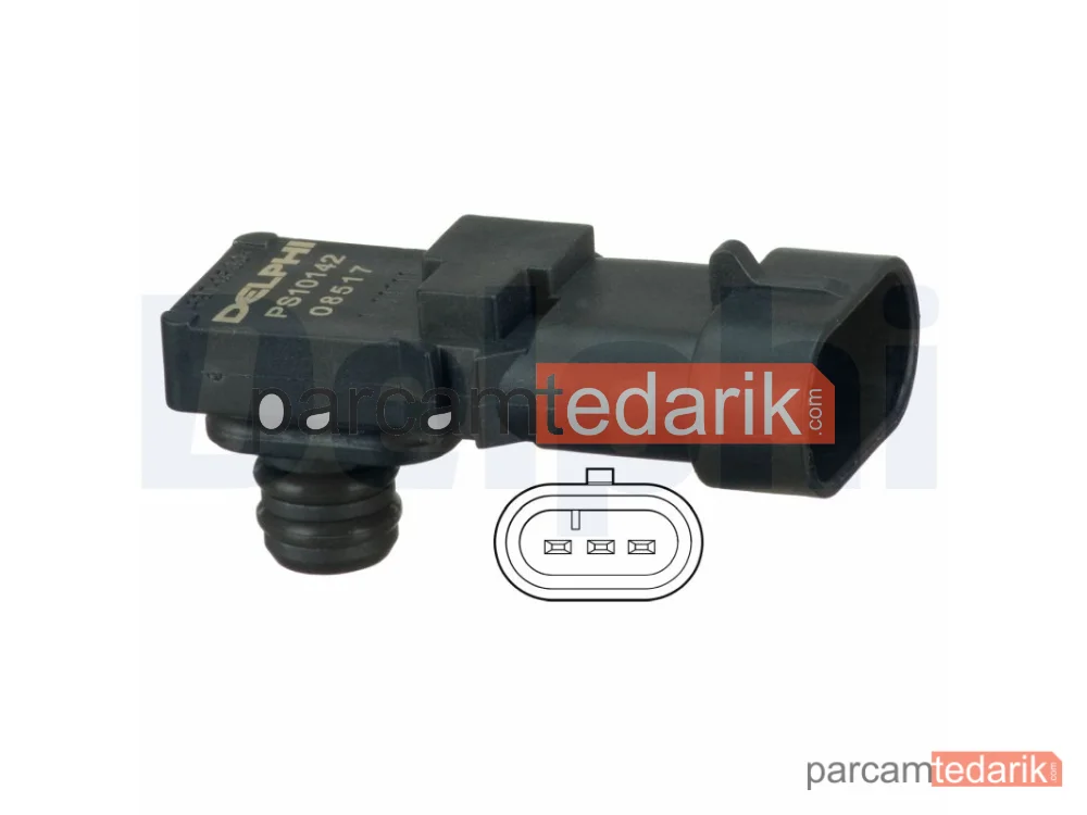PS10142 | MAP Sensörü — Smart Forfour Hatchback, Smart Fortwo Cabrio, Smart Fortwo Coupe
