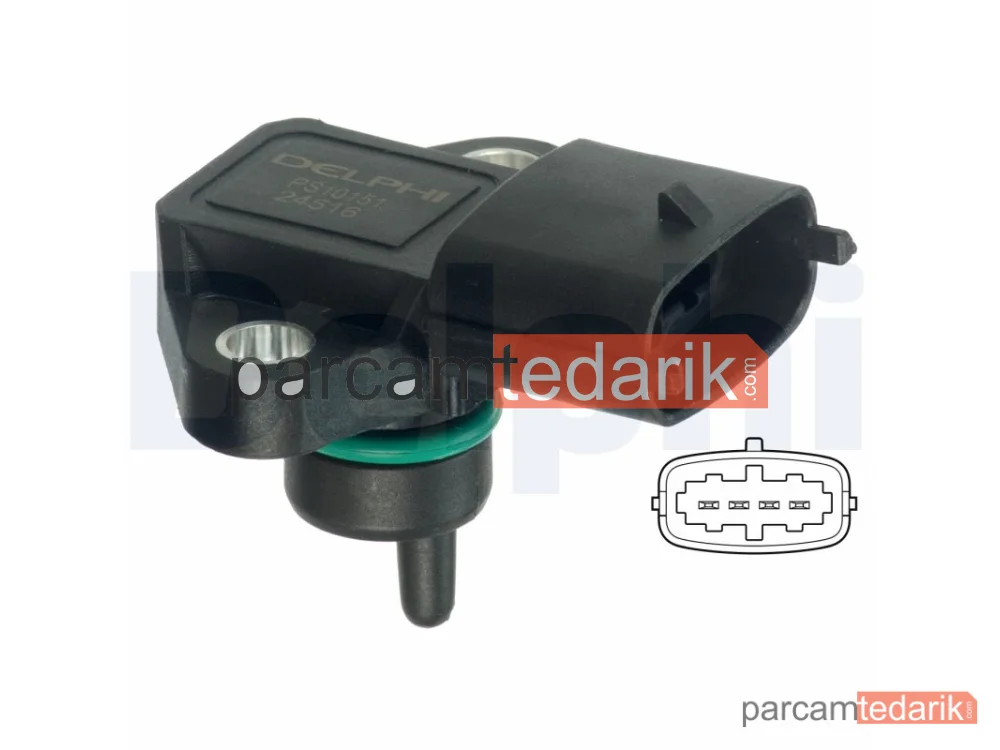 PS10151 | MAP Sensörü — Hyundai Genesis Coupe, Hyundai H-1 / Starex Minibüs/Otobüs, Hyundai H-1 Panelvan/Van