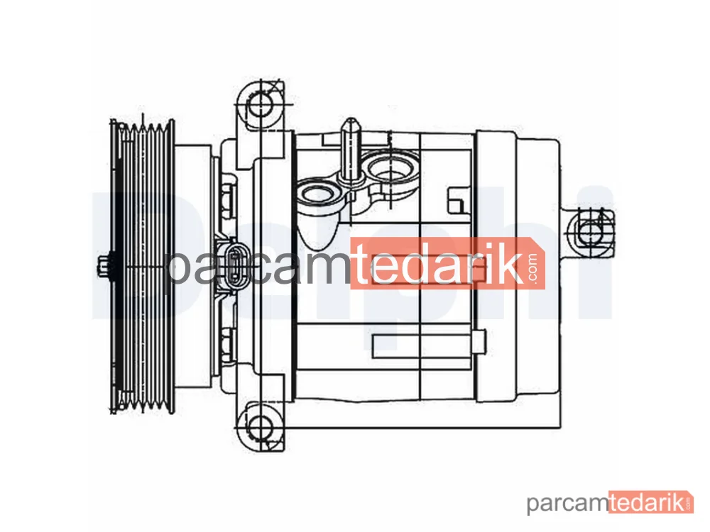 TSP0155984 | Klima Kompresörü — Chevrolet Captiva