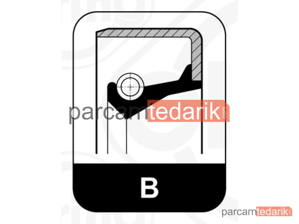 ELRING 485890 | Radyal Yağ keçesi — Porya