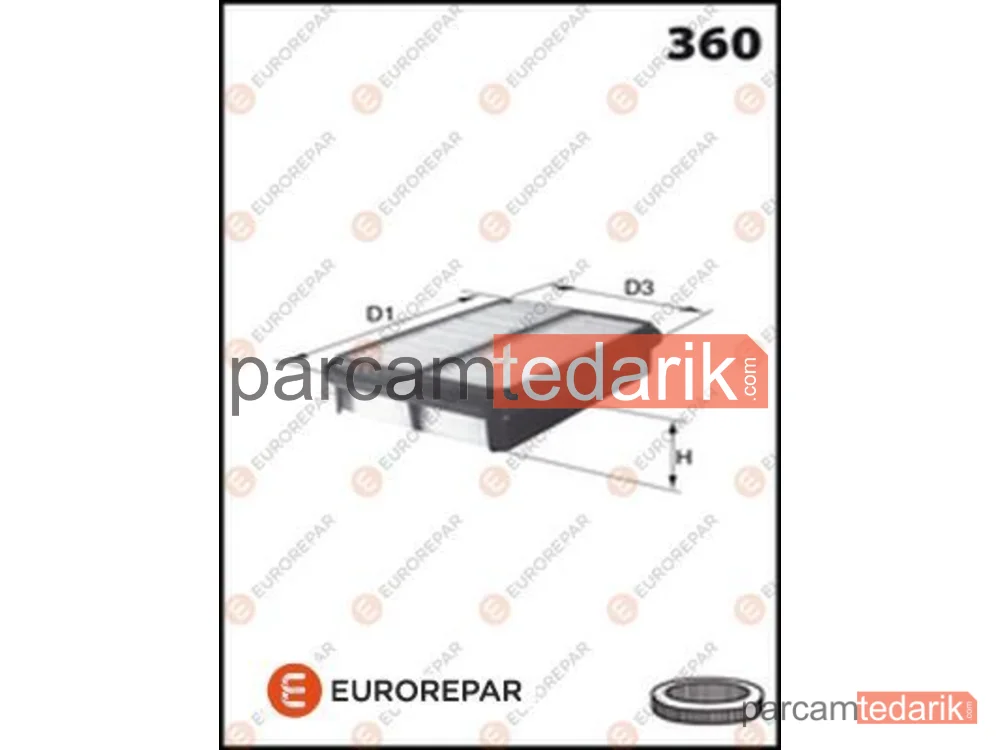 1611155480 | Hava Filtresi — Chevrolet Matiz, Chevrolet SPARK, Daewoo Matiz