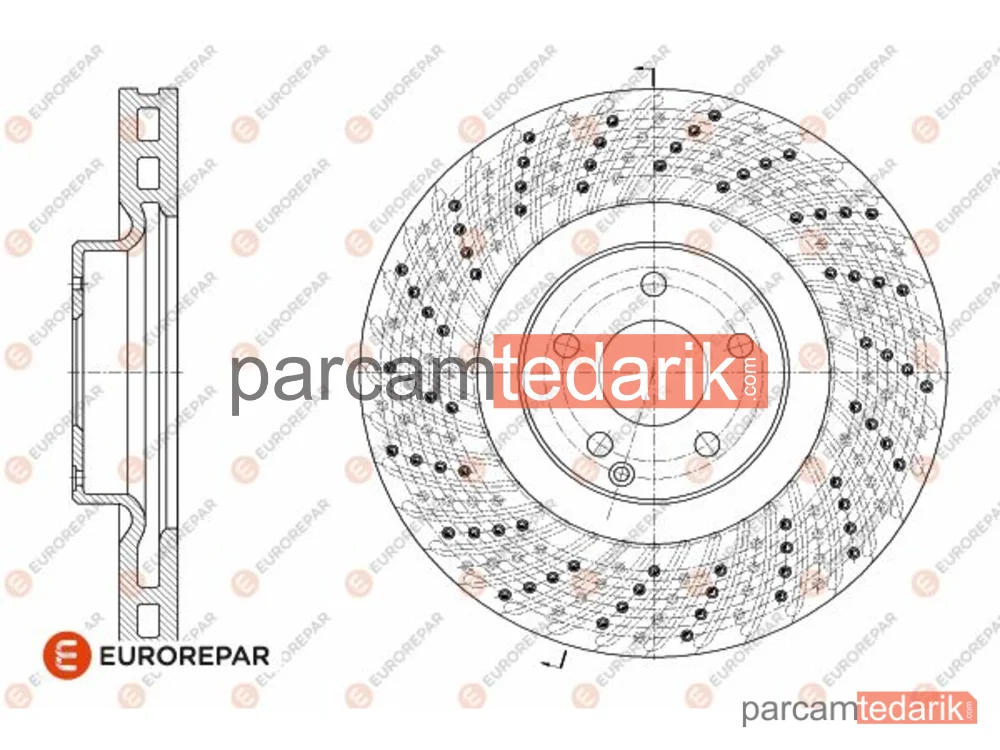 1642780480 | Fren Diski — Mercedes-Benz E-Serisi T-Model, Mercedes-Benz SL, Mercedes-Benz S-Serisi