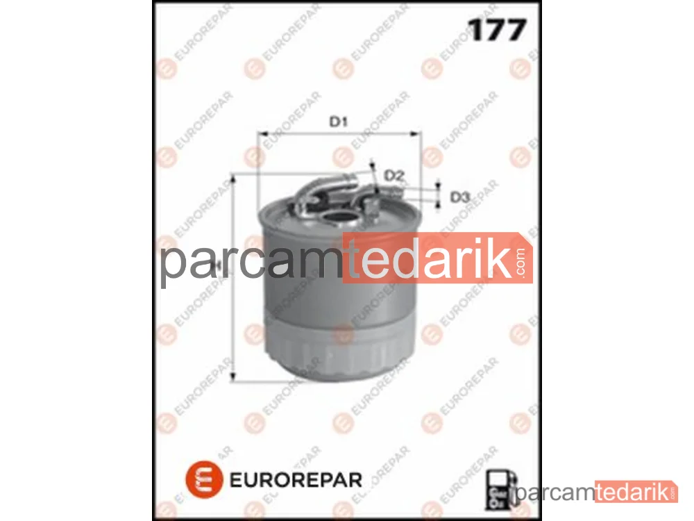 1643628580 | Yakıt Filtresi — Mercedes-Benz Sprinter 3,5-t Minibüs/Otobüs, Mercedes-Benz Marco Polo Camper, Mercedes-Benz Sprinter 5-t Panelvan/Van