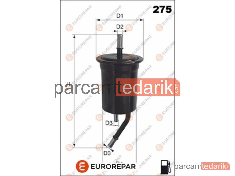 1667443780 | Yakıt Filtresi — Kia Rio I Hatchback, Kia Rio I Sedan