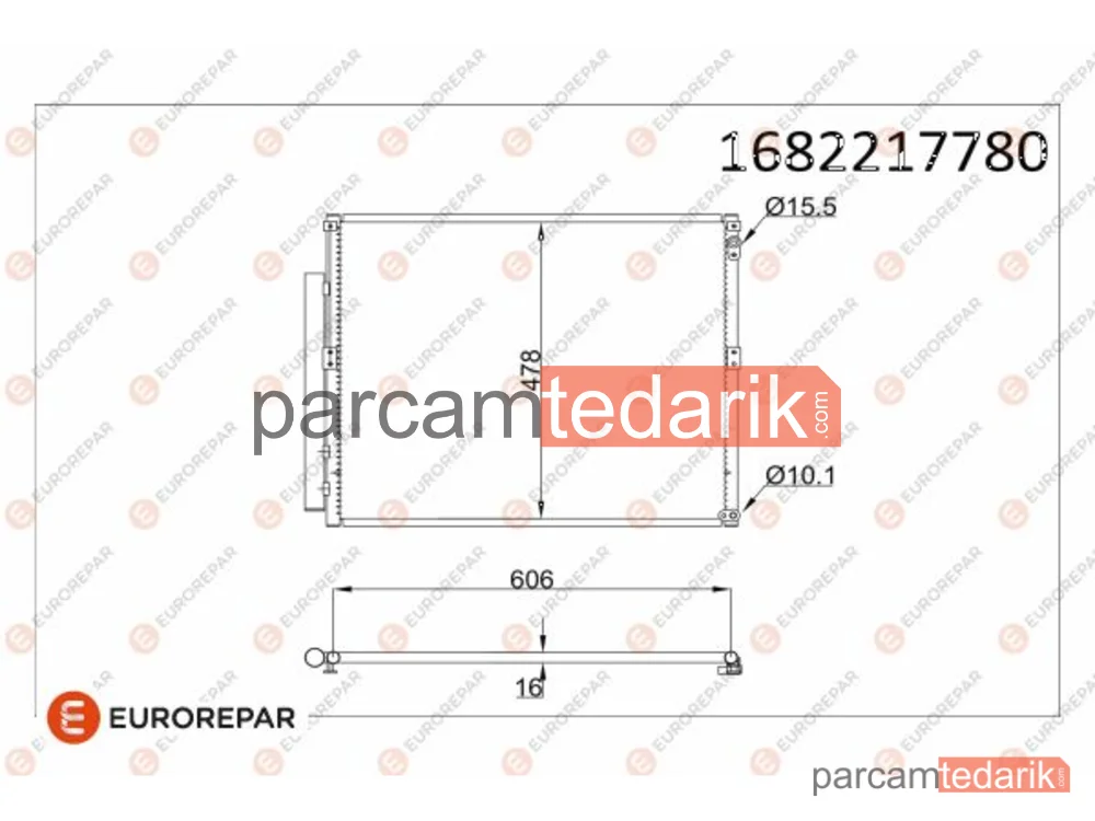 1682217780 | Klima Kondenseri