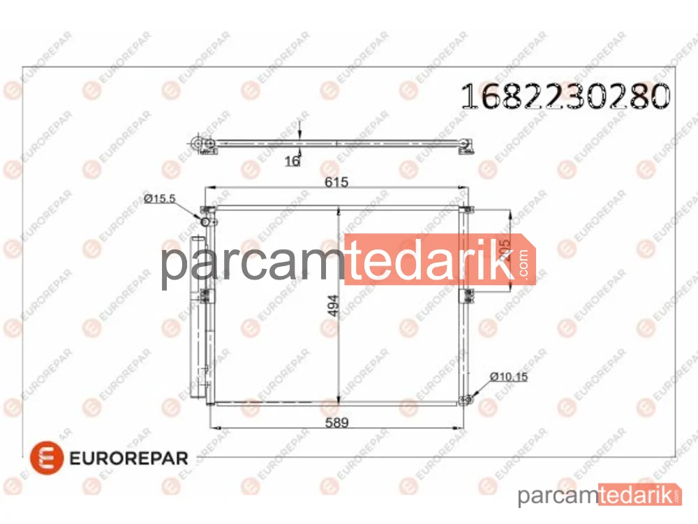 1682230280 | Klima Kondenseri