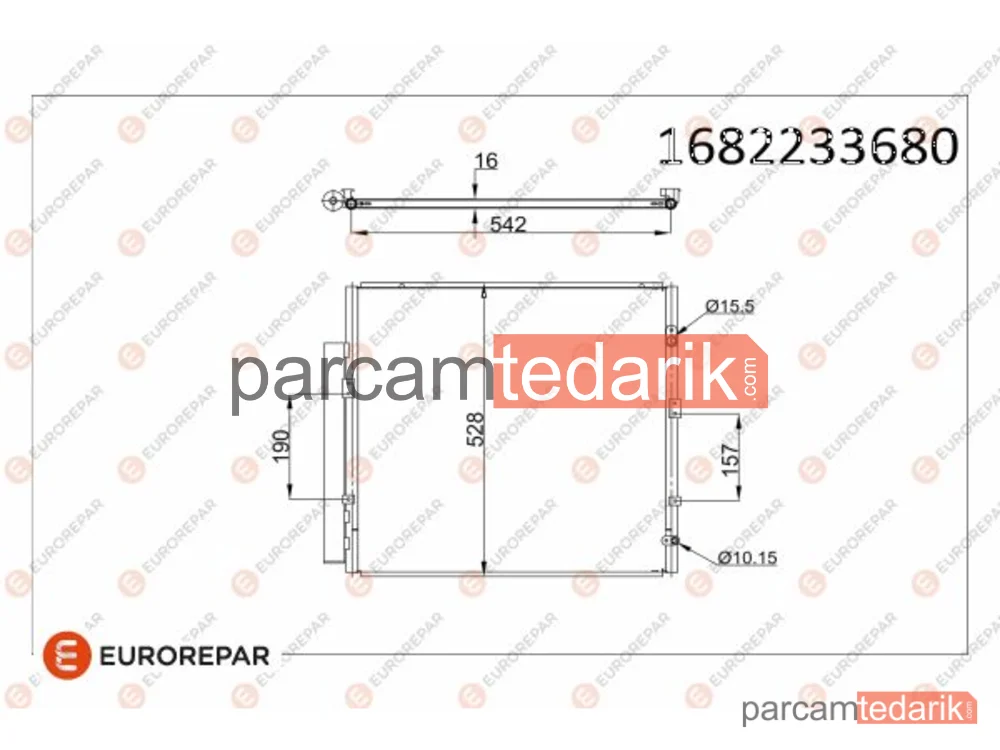 1682233680 | Klima Kondenseri