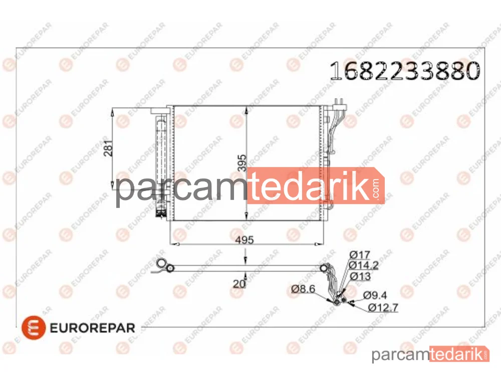 1682233880 | Klima Kondenseri