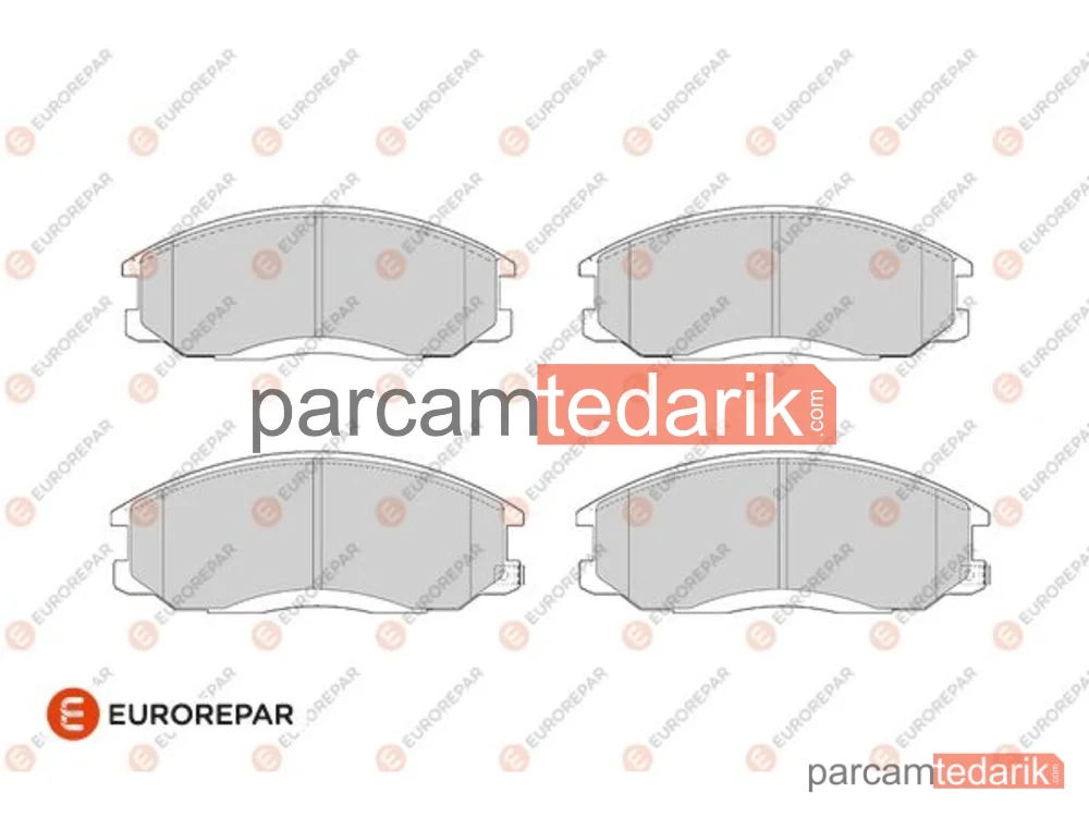 1682321380 | Fren Balatası — Hyundai H-1 / Starex Minibüs/Otobüs, Hyundai Santa FÉ I, Hyundai H-1 Panelvan/Van