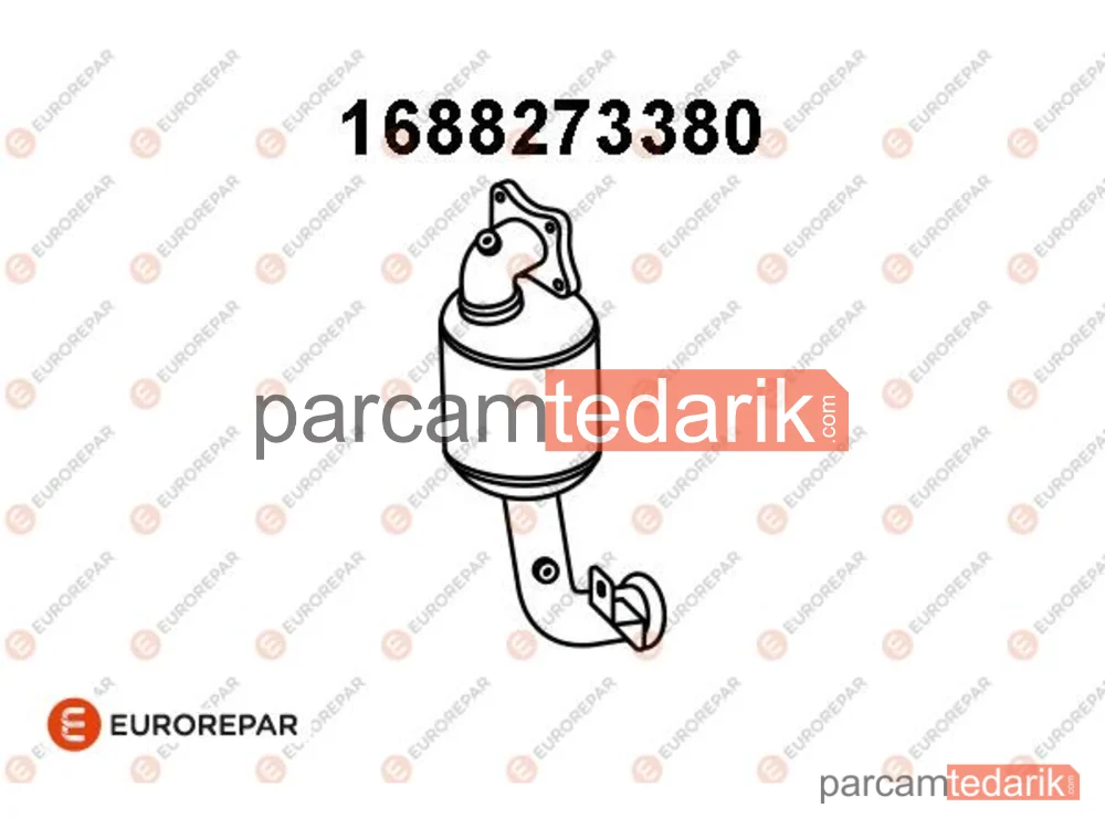1688273380 | Katalizatör — Peugeot 208 I, Citroën C3 III, Citroën C4 Cactus