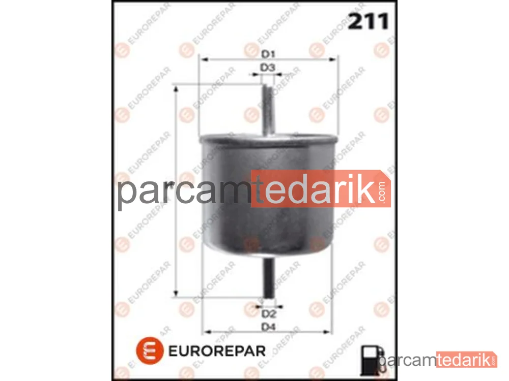 E145070 | Yakıt Filtresi — Renault Megane I, Hyundai Trajet Kasa/büyük limuzin, Hyundai Highway Van