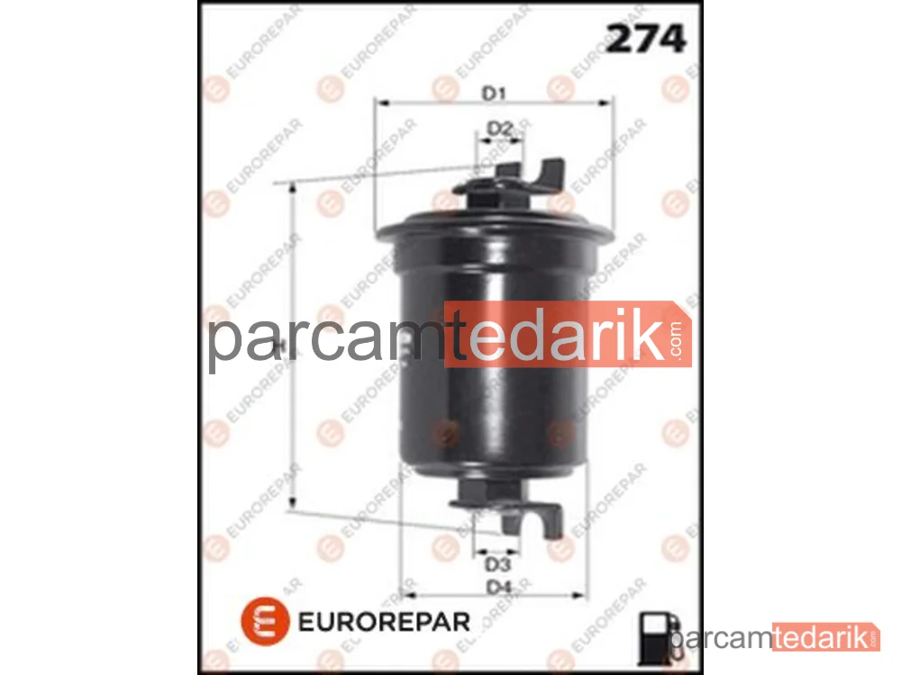 E145090 | Yakıt Filtresi — Honda Civic VI Fastback, Honda Civic VI Aerodeck, Honda Civic VI Hatchback