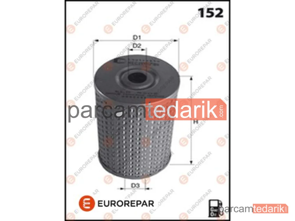 E148102 | Yakıt Filtresi — Citroën C25 Minibüs/Otobüs, Citroën C25 Panelvan/Van, Peugeot J5 Minibüs/Otobüs