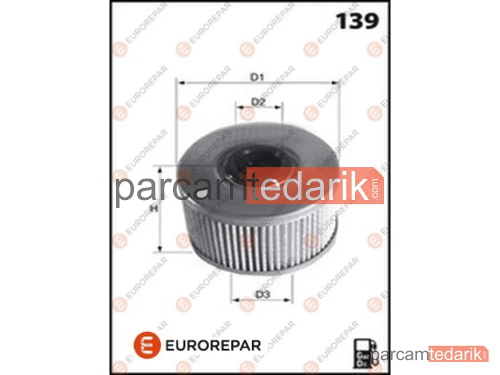E148117 | Yakıt Filtresi — Renault Kangoo, Renault Kangoo Express, Renault Clio II Kasa/eğik Arka