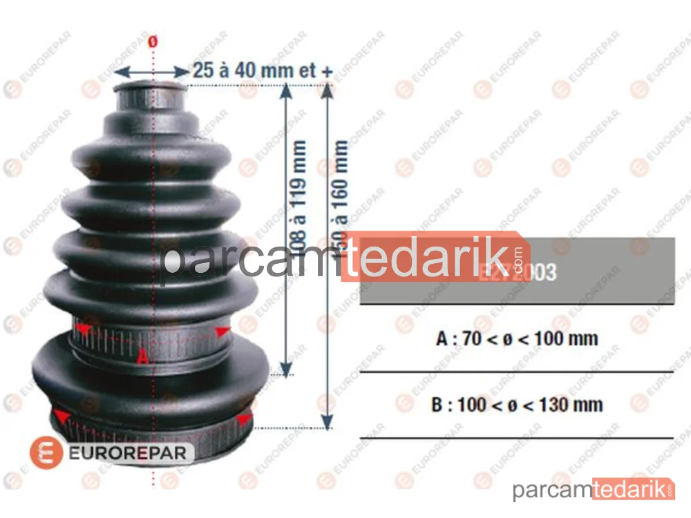 EUROREPAR E272003 | Körük — E:TRANS Körüğü
